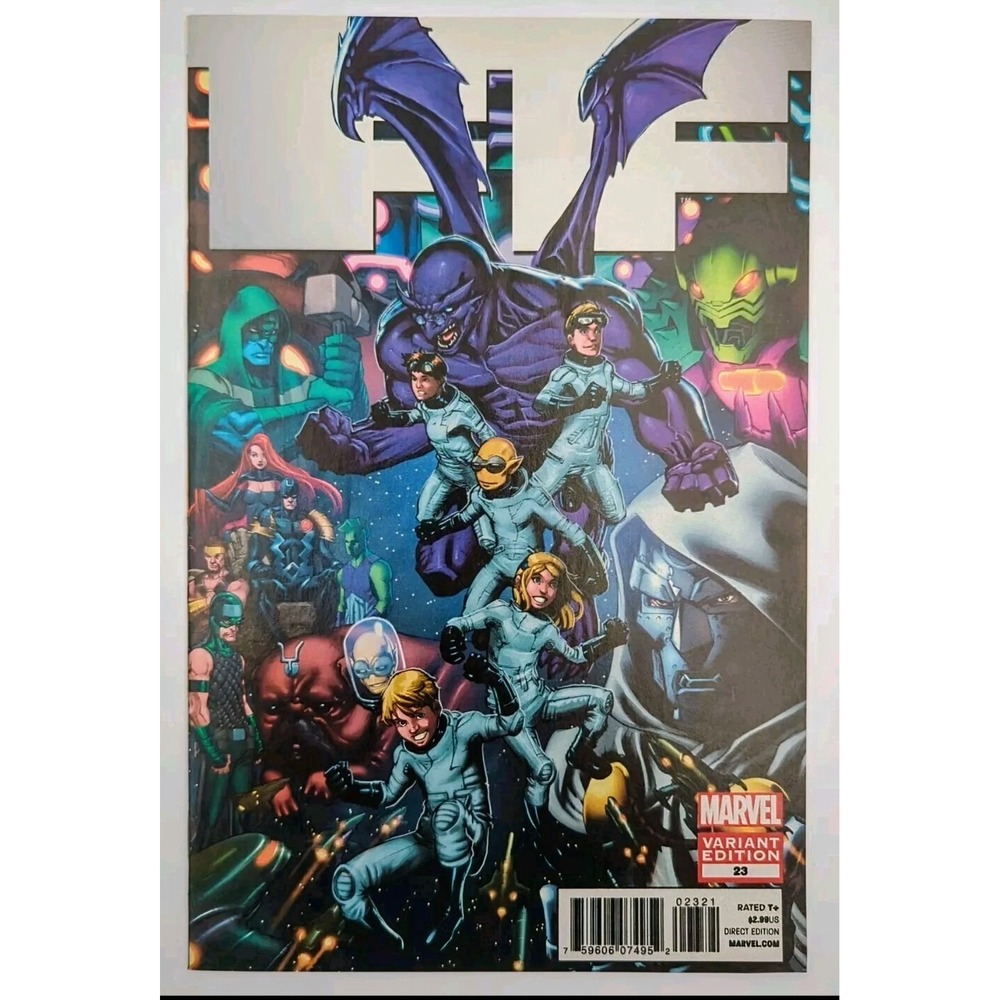 Marvel FF Fantastic Four #23 (2012)‎ Hickman Variant Cover Marvel NM Range